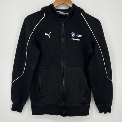 Puma BMW Full Zip Hoodie Adult Size XS Black Motorsport M
