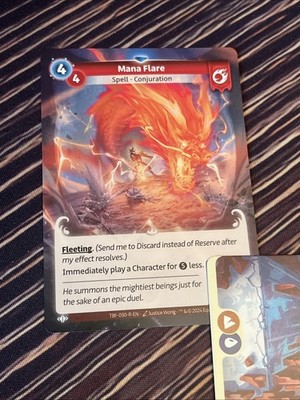 Altered Rare Unscanned Bravos Spell Mana Flare