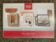 Stampin' UP PAPER PUMPKIN FALL FOR TOILE SEPT 2025 FULL KIT W/STAMPS/INK SPOT