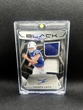 2024 Panini Black - Rookie Signature  Laiatu Latu #RSM-29 12 /99 (AU, MEM, RC)