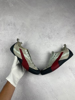 Puma Vintage Climbing Shoes Red Gray Size US 8.5 / EU 41