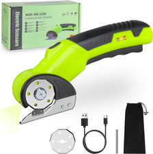 Cordless Electric Scissors - 4V Rechargeable Cardboard Cutter, Box Cutter Electr