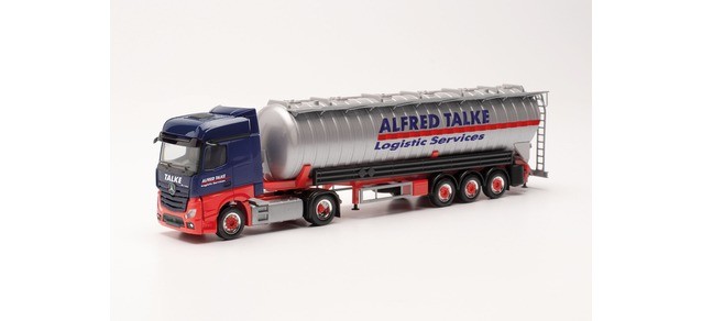 Herpa 314725 - 1/87 MB Actros Bigspace '18 ADR Tanker Trailer 'Alfred Talke'