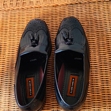 Florsheim Men's Black Leather Tassel Brogue Loafer Dress Shoes US 11
