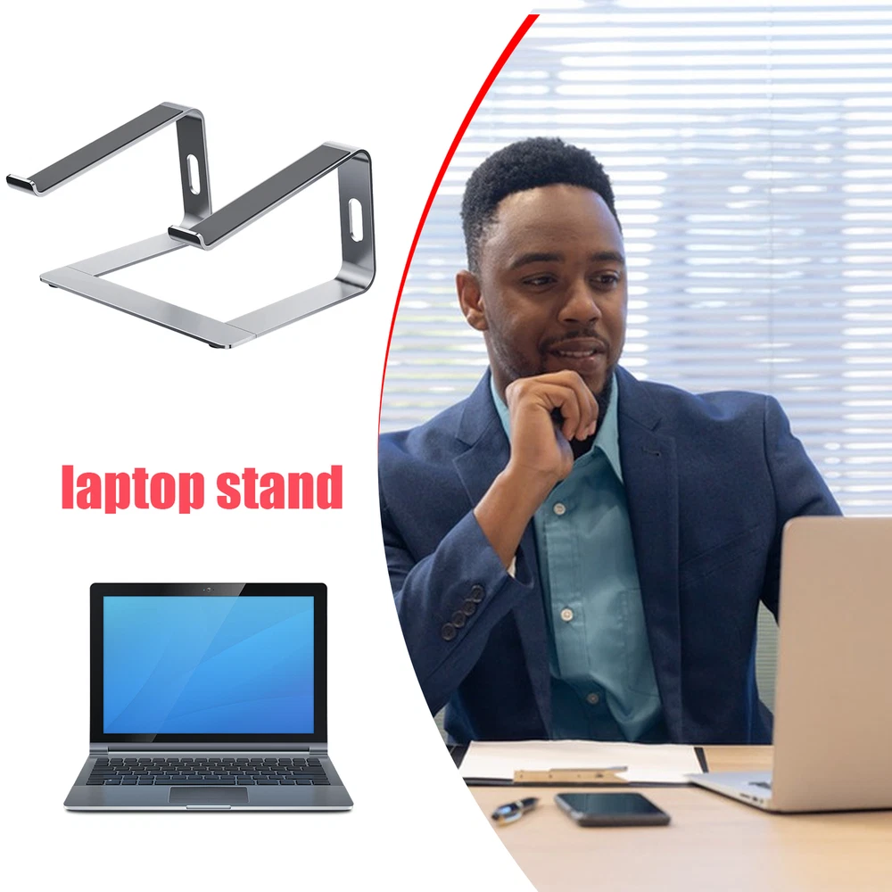 Aluminum Laptop Stand Ergonomic Stable PC Notebook Riser Holder