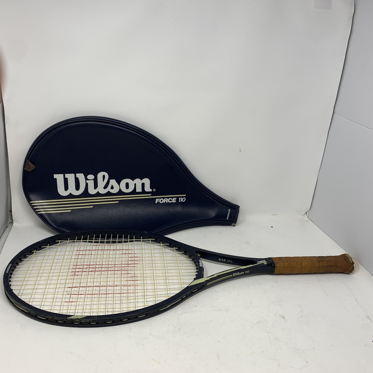 Wilson Force 110 Oversize Tennis Racquet 4 1/4 (L2) String At 60 