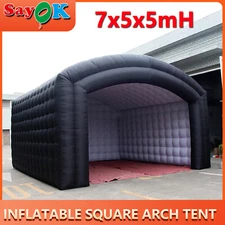 LED Large Inflatable 7mx5mx5mH Square Arch Tent Outdoor Advertising Campaign