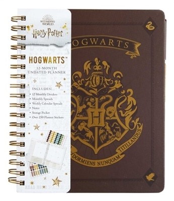 Harry Potter: Hogwarts 12-Month Undated Planner: (Harry Potter School Planner Sc