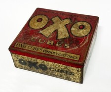 OXO Cubes Vintage Metal Tin