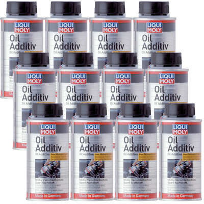 Liqui Moly Oil Additiv Motoröl-Zusatz 12x 125 ml Verschleißschutz MoS2
