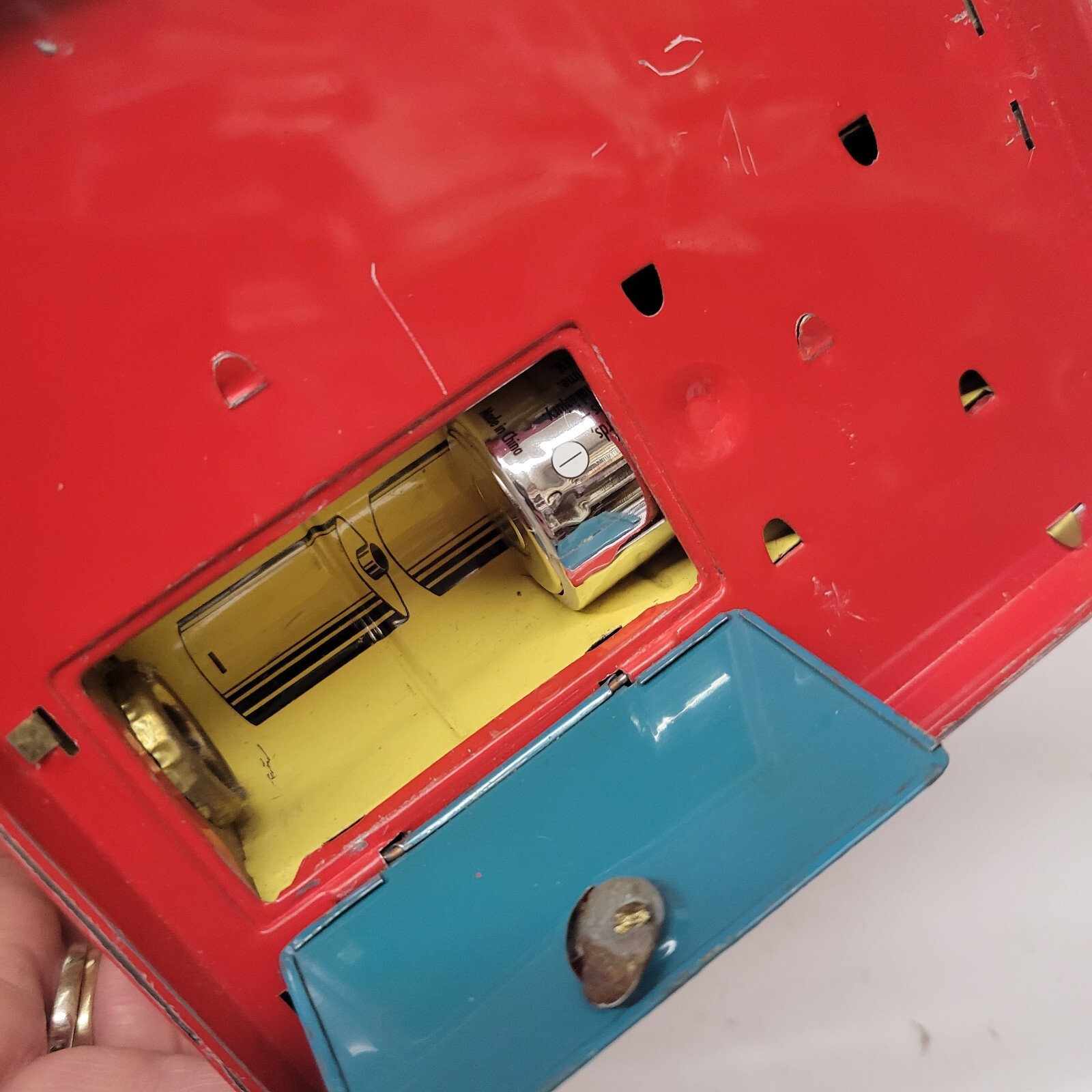 Super Susie Cashier Bear Battery Toy Tin Toy Linemar Japan Works! eBay