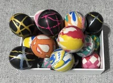 Five Assorted Colors Styles Bouncing Ball 1-Inch .