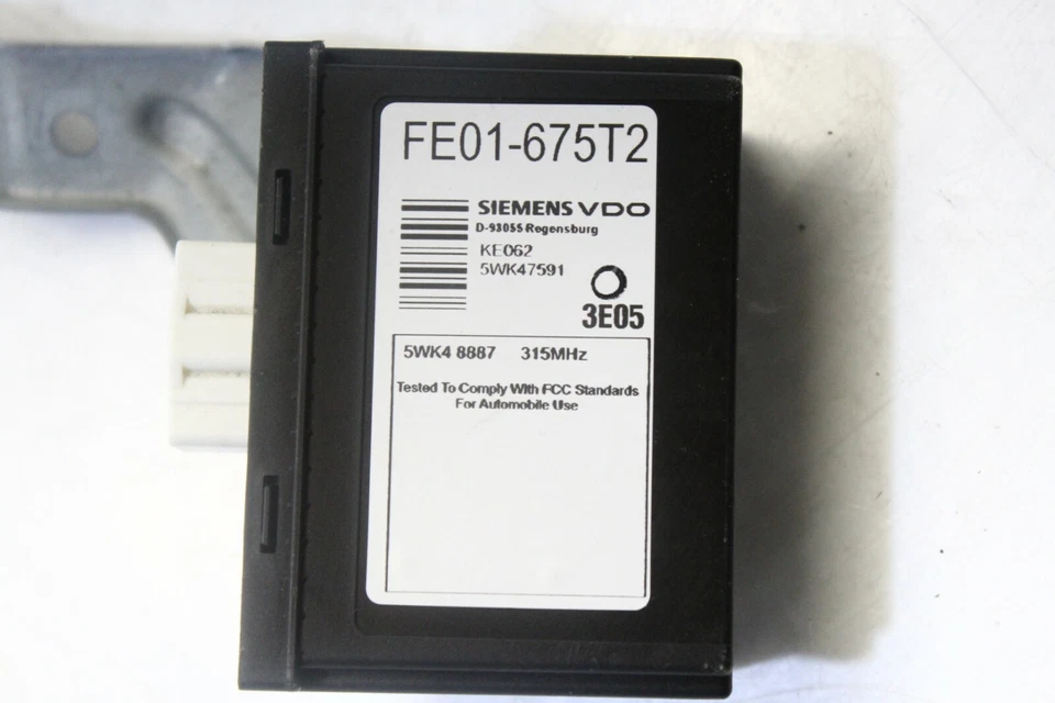 2005 MAZDA RX-8 TIRE PRESSURE MONITOR MODULE ASSEMBLY A3629 - Image 2 of 4