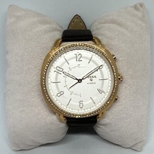 Fossil Accomplice FTW1208 Women Brown Strap Analog Dial Hybrid Smartwatch HME395