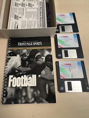 Front Page Sport PC Videospiel Disc Hülle Sportsimulation Windows