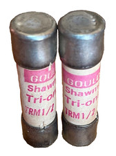 2 Gould Shawman Fuses - TRM 1/2