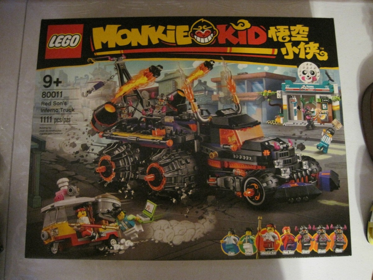 2020 LEGO MONKIE KID 80011 RED SON'S INFERNO TRUCK (1111 PIECES