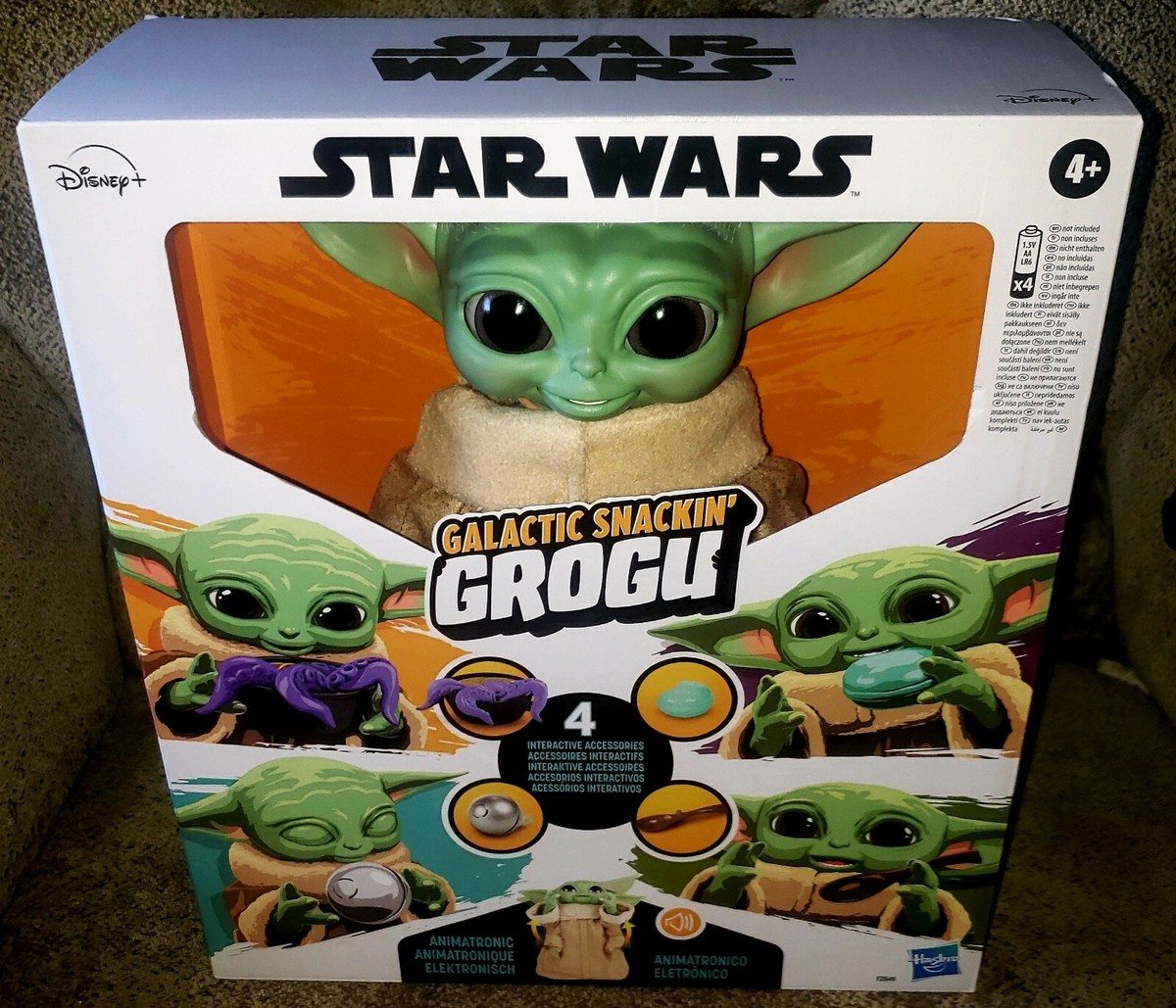 Star Wars Galactic Snackin Grogu Animatronic Toy Action Figure