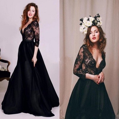 black wedding gowns 2019