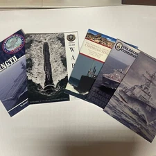 Lot of (5) US Navy Ships and Submarine Commissioning Programs