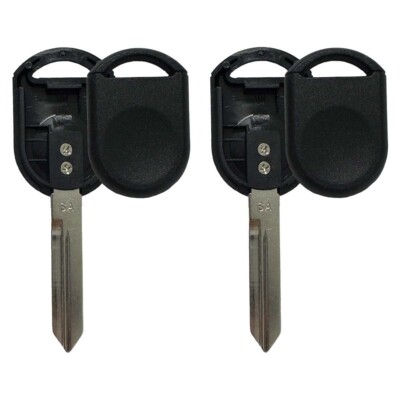 Key Shell Case Compatible with Ford Uncut Blade Non Chip H75 H84 (2 Pack)