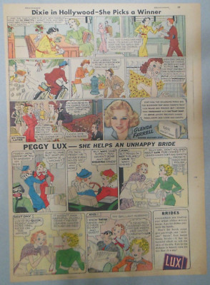 Lux Soap Ad: Glenda Farrell for Lux Soap ! from 1930's Size: 11 x 15 inches