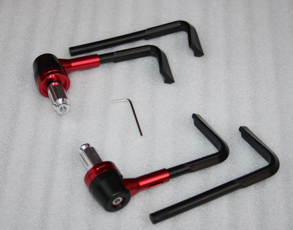 Protège-levier Proguard rouge en alu CNC pour motos sportives R1 et GSXR