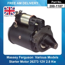 Motorino avviamento per trattore Massey Ferguson 350 1986-1992 Perkins AD3.152