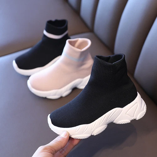Mädchen Jungen Turnschuhe Stiefel Socken Sportschuhe Leichte Kinder Sneaker DE - Bild 2 von 15