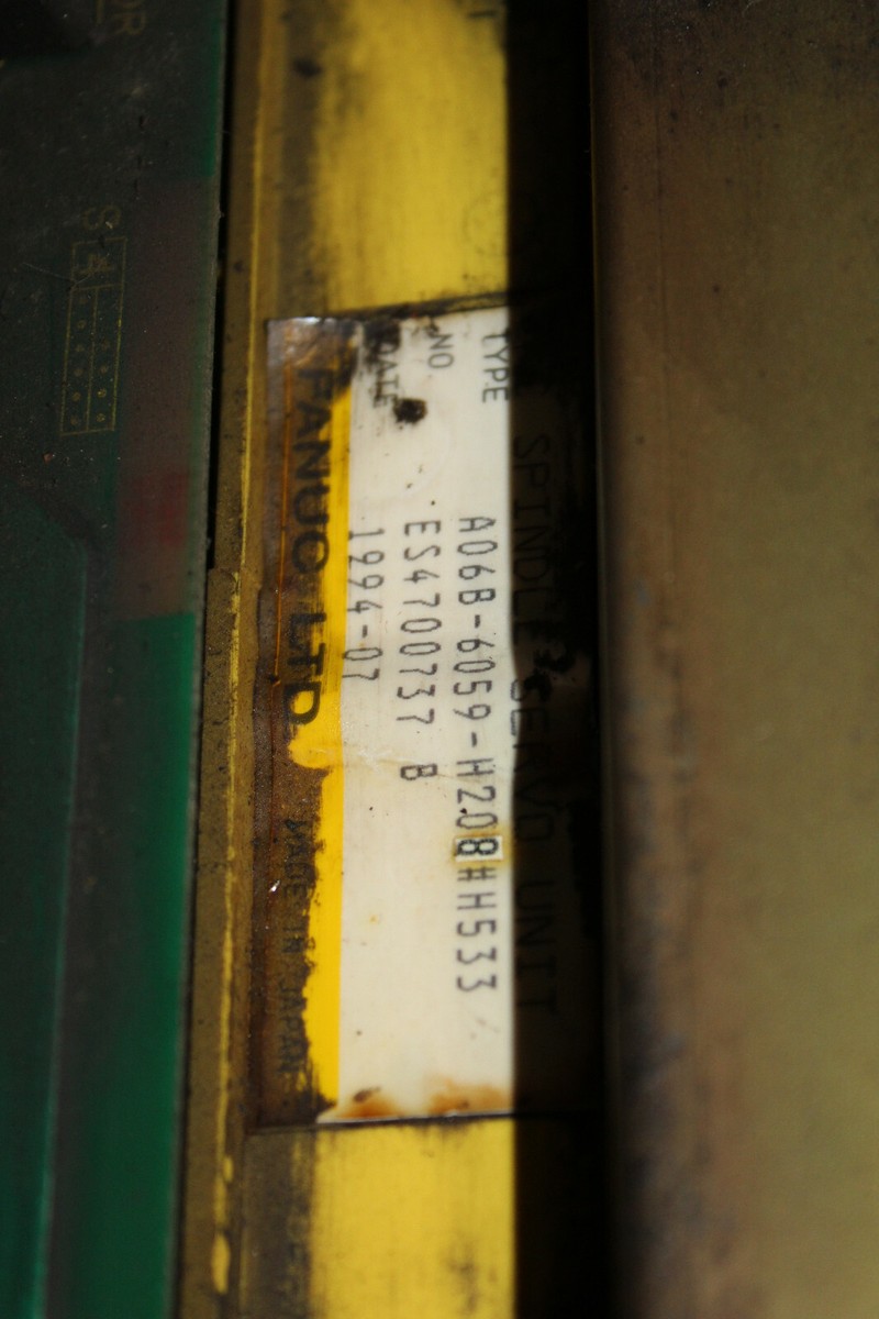 Fanuc Spindle Servo Unit A06B-6059-H208 IN2574 J1F | eBay