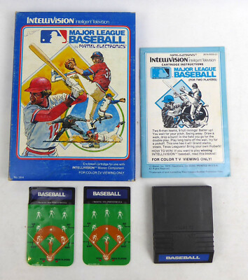 Intellivision Spiel in OVP -- MAJOR LEAGUE BASEBALL -- Mattel (no Atari)