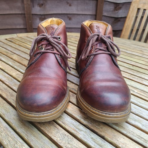 Panama Jack Brown Leather Boots UK 7 EU40 Ankle Lace up Waterproof Made in Spain - Picture 9 of 23