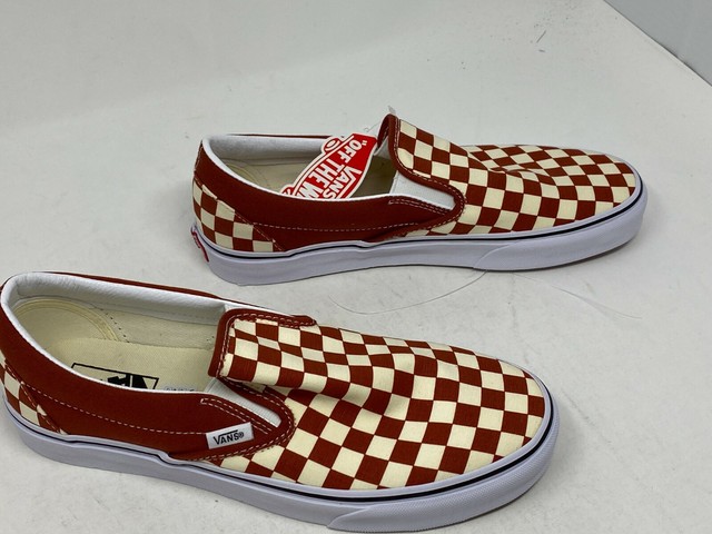 vans asher checkerboard slip on