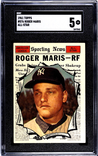 1961 Topps Roger Maris #576 card