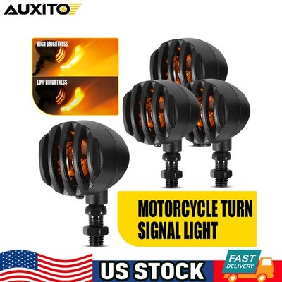 4* For Honda Shadow Motorcycle Turn Signals Light Blinkers Indicators 3Wire A