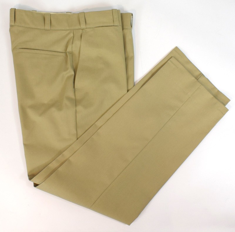 1980's FIELDMASTER SEARS Twill Chino Work Pants (Khaki) Men's W 34 x L 30 * USA