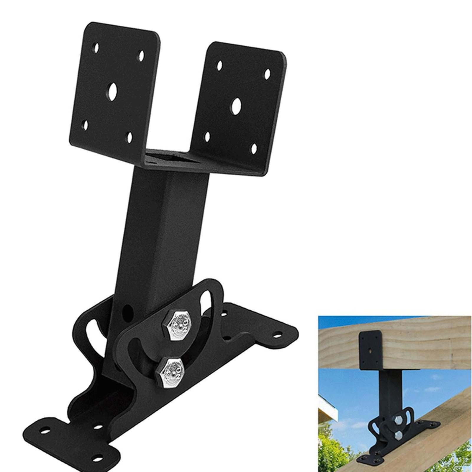 Adjustable Pergola Roof Riser Beam Bracket Kit For 4x4 4x6 Beams