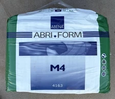 Abena Abri-Form Comfort M4 Incontinence Brief M Contoured 4163 14 Ct