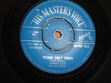 JOHNNY KIDD,  PLEASE DONT TOUCH,  HMV RECORDS 1959
