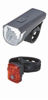 Prophete Led-Batterieleuchten-Set 50/25/10 Lux, Li-Ionen Akku, Micro-Usb