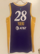 WNBA LA Los Angeles Sparks Nike Purple Jersey Li Yueru Authentic Explorer