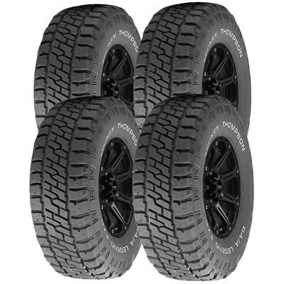 (QTY 4) LT275/70R18 Mickey Thompson Baja Legend EXP 125Q LRE White Letter Tires