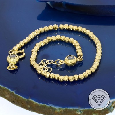 SONDERAKTION WERT 580,- Kügelchen Kugel Armband 585 Gold 14k 14 KT 17cm XXYY