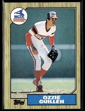 1987 Topps #89 Ozzie Guillen Baseball Card 0303D