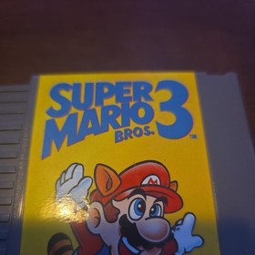 Original 1990 Super Mario 3 NES game cartridge Nintendo Tested And Works!