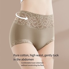 Cotton Lace Underwear Breathable Hip Lift High Stretch Fabric M-2XL Sizes