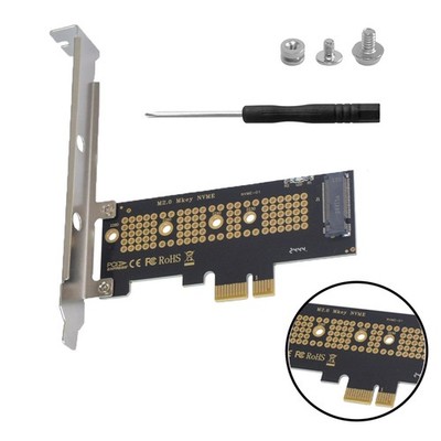 M.2 NVMe SSD to PCI-E 4.0 X1 Adapter, PCI-E M.2 NVMe Expansion Card, M.2 NVMe...