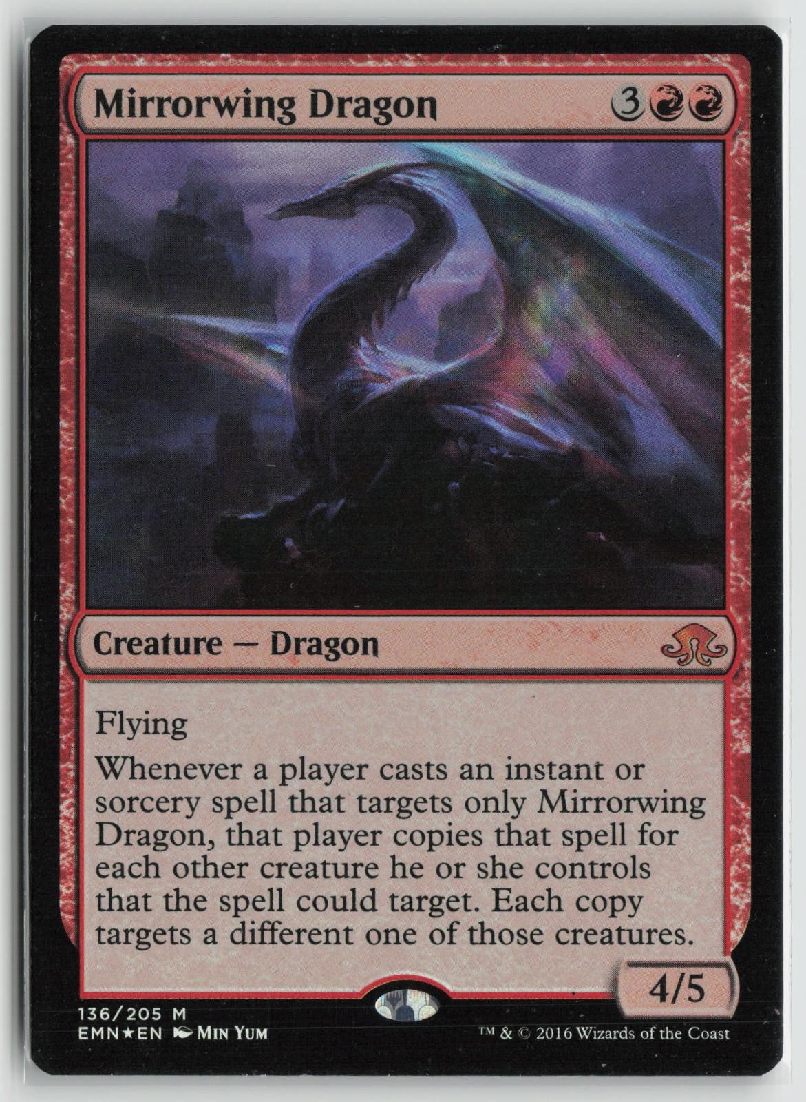 Mirrorwing Dragon Lightly Played Foil 136 Eldritch Moon MTG