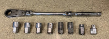 Snap-on Wa28afl 78 Double Flex Pass Through Alignment Ratchet Socket Set Usa Snap-on Wa28afl 78 Double Flex Pass Through Alignment Ratchet Socket Set Usa