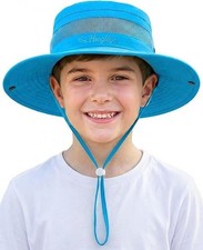 Kids Sun Hat UPF 50 Toddler Bucket Hat Summer Fishing Safari Cap for Boys